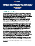 Examining the Impact, Implementation, and Cost Effectiveness of Completion Coaching in a Statewide College Promise Program