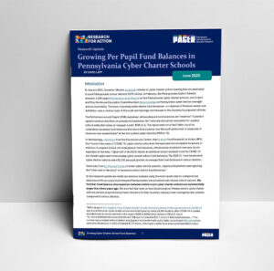 Growing Per Pupil Fund Balances in Pennsylvania Cyber Charter Schools